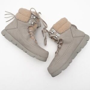 Manitobah Pacific Hiker Boots 7 | Waterproof Suede + Shearling | NWOB